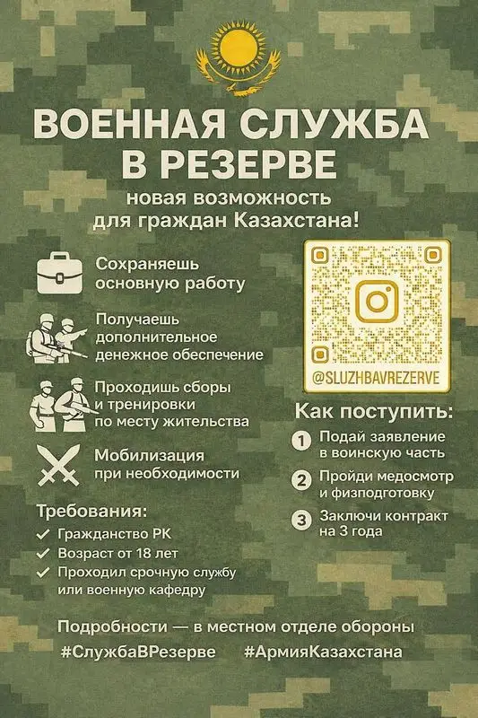 Военный резерв в Казахстане: как поступить на службу (3)