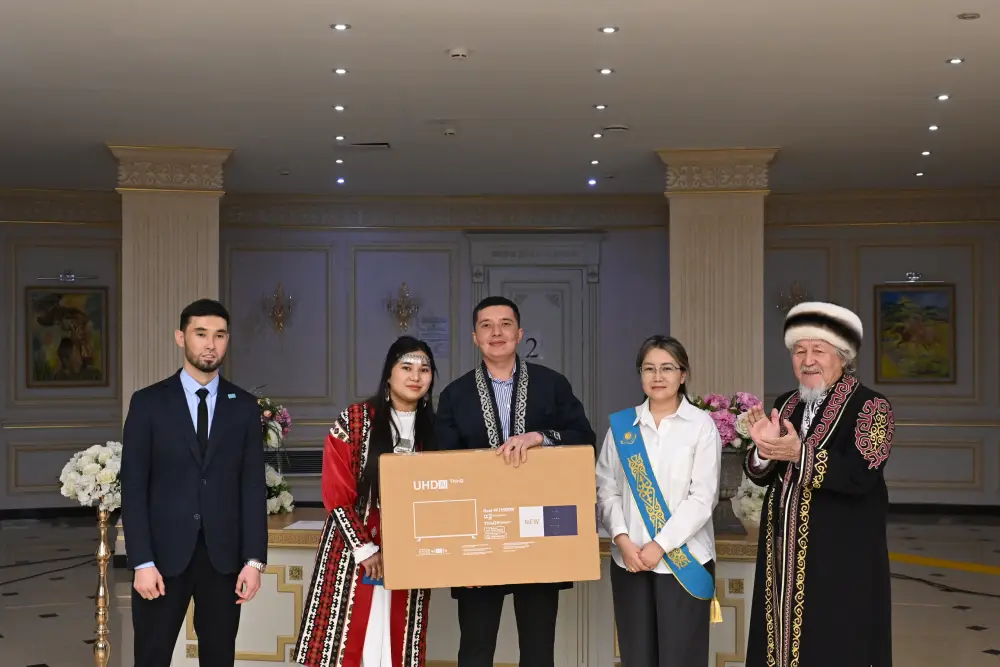 Наурызнама – 2026: в Талдыкоргане в рамках «Шаңырақ күні» четыре пары торжественно вступили в брак (5)