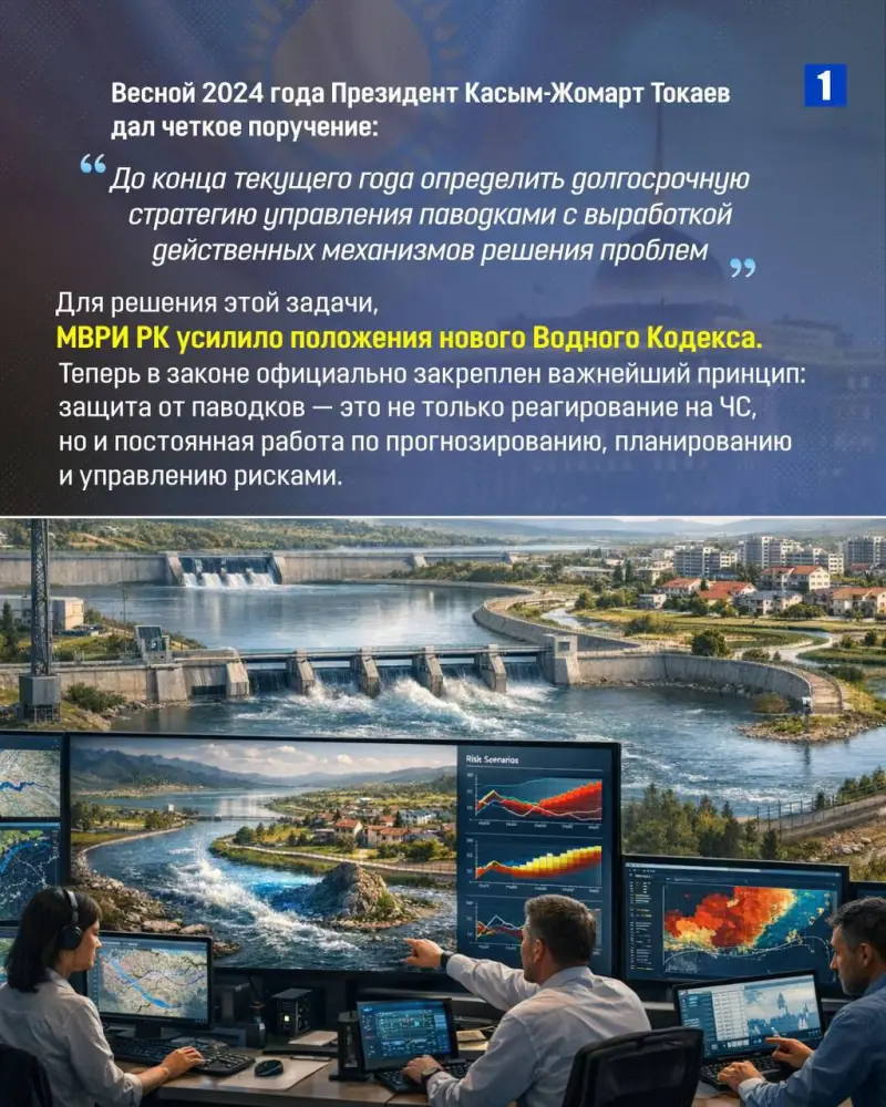 ЗАКОН И ПОРЯДОК:Как новый Водный кодекс усилил предупреждение паводков Астане