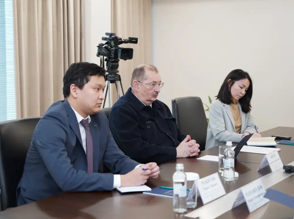 Нуралхан Кушеров и представитель ОБСЕ обсудили развитие экологии и новые проекты в Туркестане Астане