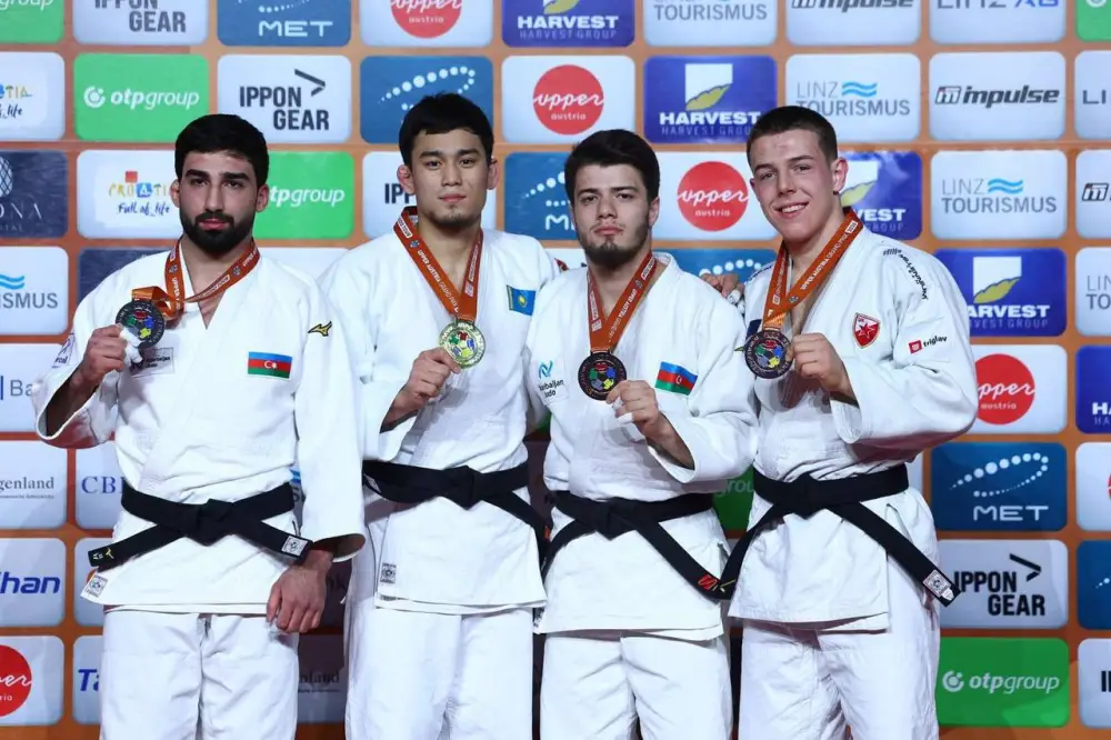 Дзюдо: сборная Казахстана завершила Гран-при Австрии с 1 золотой и 1 бронзовой медалями (2)