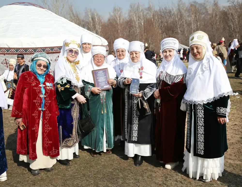 Самый большой шанырак: в Алматы в дни Наурыза установлен мировой рекорд (2)