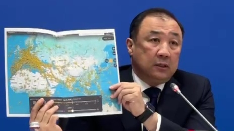 Карта закрытого неба: министр транспорта представил данные о полётах в правительстве Астане