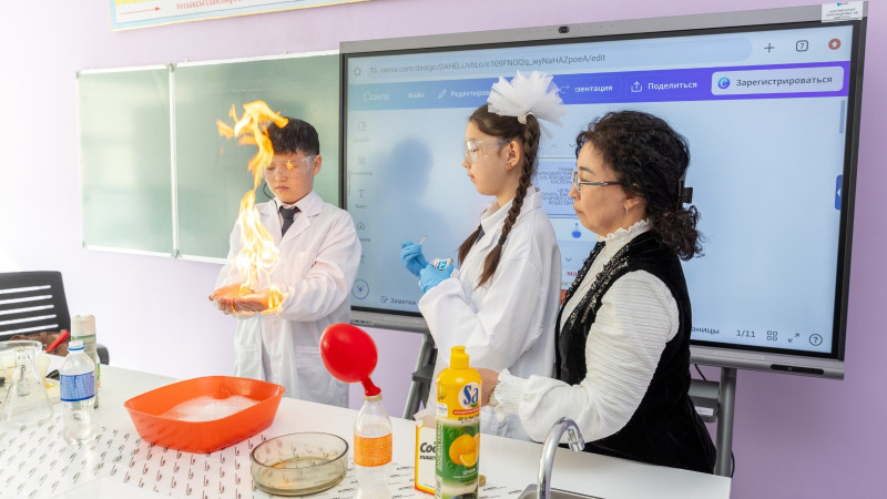 КТК-К: Новые горизонты для химии в сельских школах Казахстана Астане