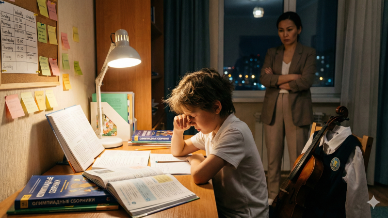 Казахстанские школьники: забота или давление? График на грани! Астане