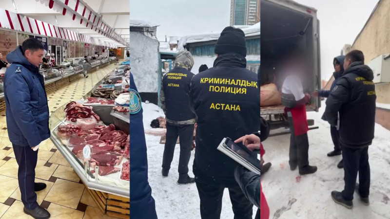 Полиция Астаны раскрыла подпольный мясной цех: антисанитарные условия и нарушения в частном секторе Астане