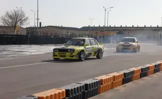 Дрифт-шоу в Конаеве: Праздник автоспорта и участие победителей в референдуме