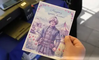 «Digital Nauryz» в Жетісу: с помощью ИИ жители смогли создать свои портреты в образе казахских батыров