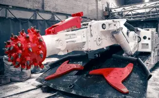 На шахтах угольного департамента Qarmet в Карагандинской области началась модернизация с использованием новых проходческих комбайнов КП-21.