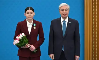 Кристина Шумекова награждена орденом «Парасат»