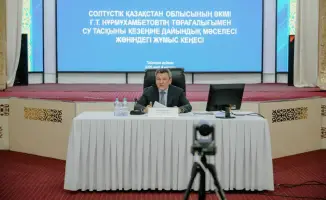 Аким области провел совещание по паводковым мерам с акимами четырех районов