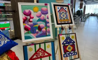 Выставка работ ремесленниц Центра активного долголетия в Астане Наурыз