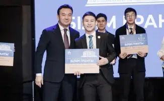 Победители олимпиады «Ана тілі» в Астане