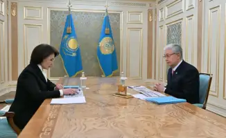 Глава государства принял министра здравоохранения Акмарал Альназарову