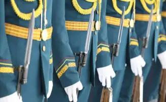 В Национальной гвардии форму и технику украсили национальным орнаментом