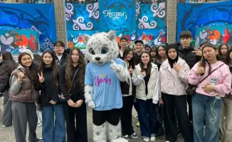 Концерт и флешмоб молодёжи Алматы в честь Тазару күні