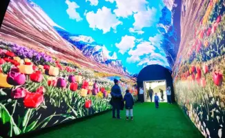 LED-туннель в Астане на выставке EXPO