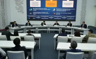 Круглый стол в Службе центральных коммуникаций при Президенте РК по подготовке к паводкам