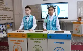 В Улытау внедрены экобоксы для раздельного сбора отходов в 22 школах