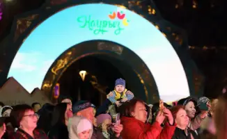 На площади Абая звучит праздник Наурыза!