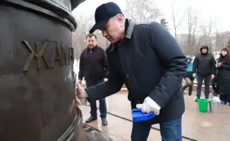 В Усть-Каменогорске 300 человек приняли участие в субботнике в парке имени Жамбыла Жабаева