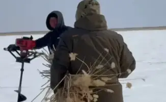 Аэрация воды на озере Зайсан: предотвращение гибели рыбы подо льдом