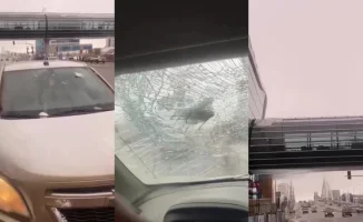 Опасность на дорогах: инцидент с падением льда с LRT в Астане поднимает вопросы о безопасности городской инфраструктуры