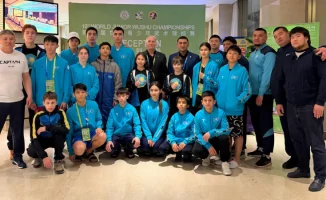 Казахстанская молодежь вышла на мировой ринг ушу в Китае