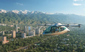 Алматы: Аэротакси за 10 минут до Медео