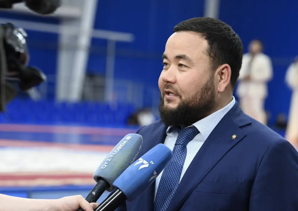 В Кызылординской области состоялась церемония открытия международного чемпионата по греко-римской борьбе среди взрослых (9)