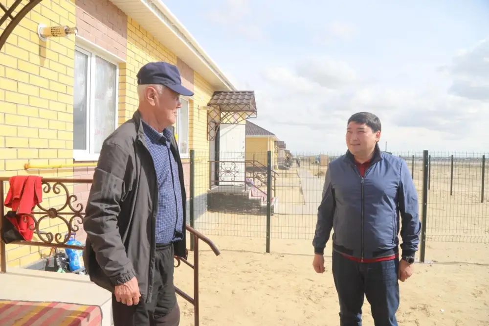 Ознакомлен с работой объектов социальной и инфраструктурной сферой в Аральском районе (2)