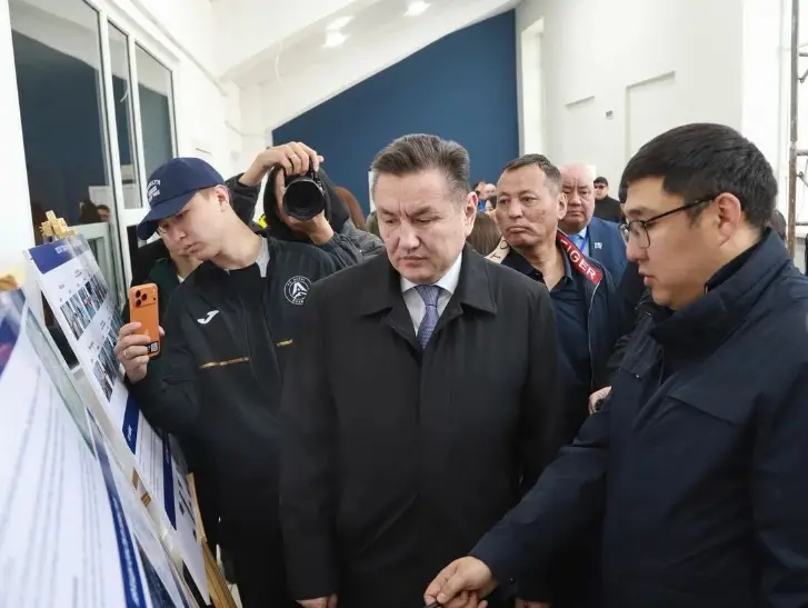 Ремонт стадиона Восток в Усть-Каменогорске к матчам Премьер-лиги Казахстана Астане