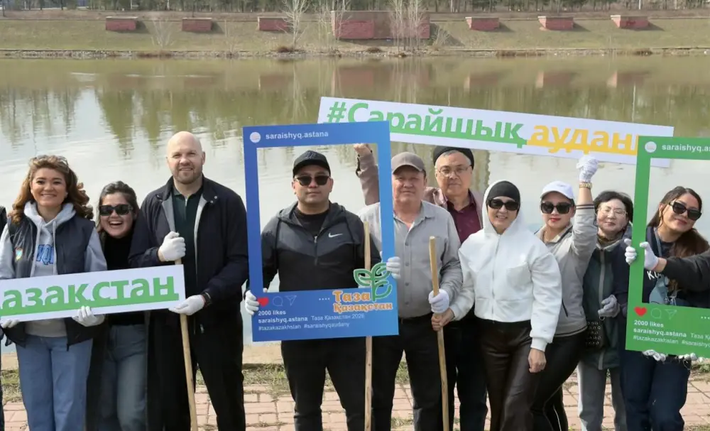 «Таза Қазақстан» в Астане: столичные спортсмены поддержали экологическую акцию (8)