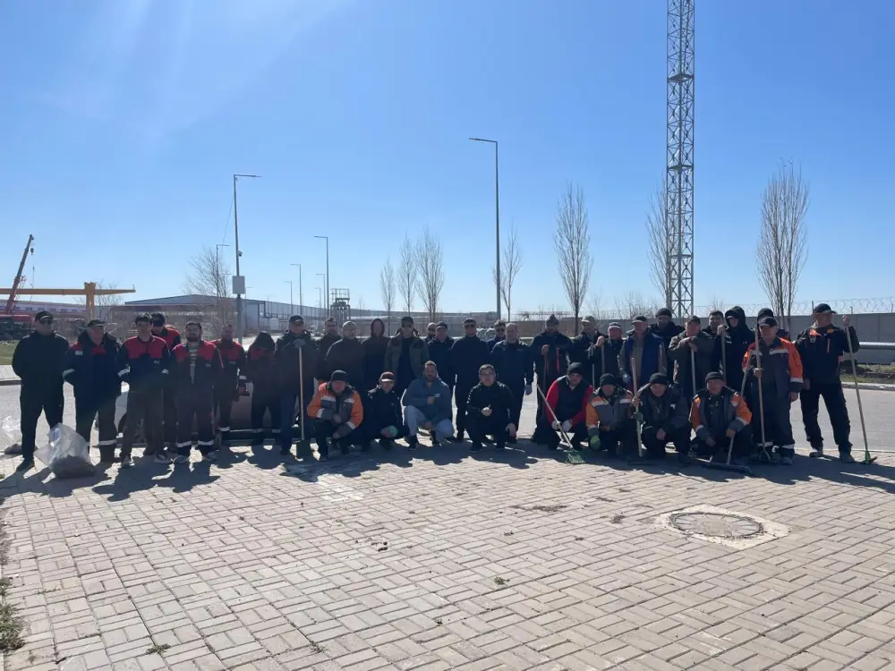 Коллективы предприятий Индустриального парка №1 поддержали общенациональную инициативу «Таза Қазақстан» (6)