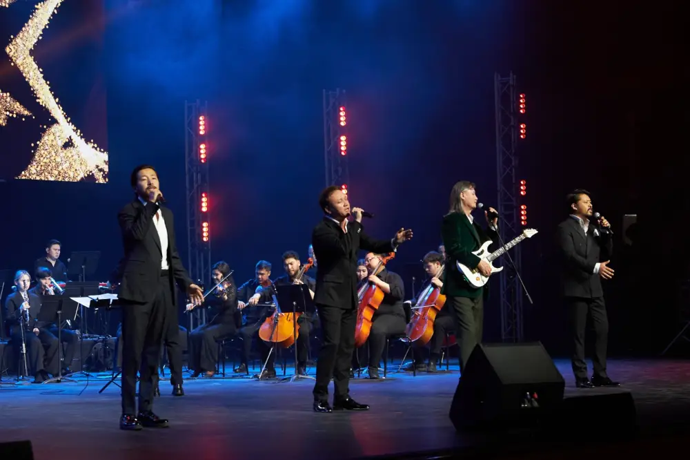 Стихи и музыка: 80 лет Шомишбая Сариева! Астане