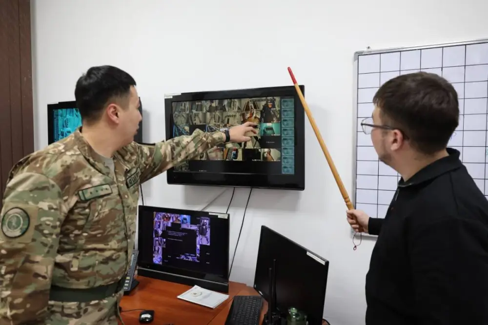 В воинских частях Нацгвардии МВД РК началось внедрение камер с системой искусственного интеллекта (3)