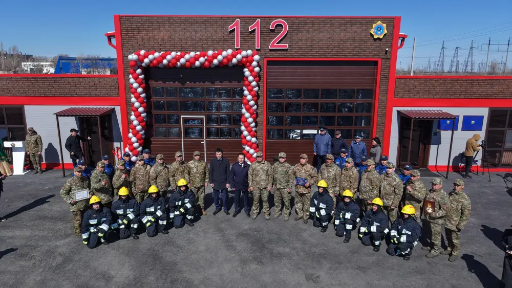 Глава МЧС открыл новый пожарный пост в поселке Солнечный (10)