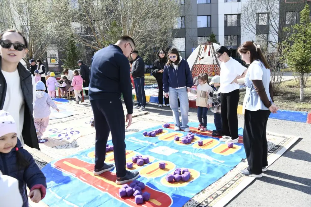 В Астане прошел спортивно-экологический праздник в детском саду №15 "Дарын" Астане