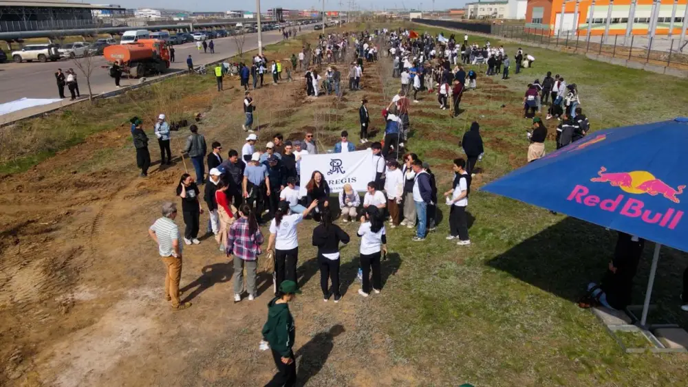 Масштабная экологическая акция в Астане: более 1000 участников высадили саженцы для улучшения качества воздуха Астане