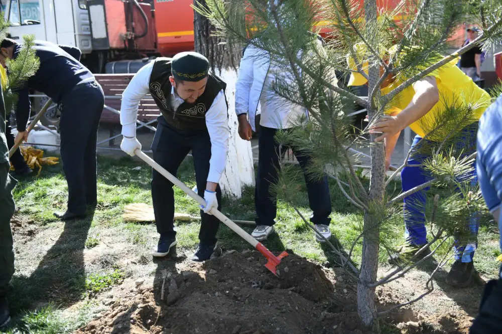 В Алматинской области продолжается акция «Таза Қазақстан» (6)