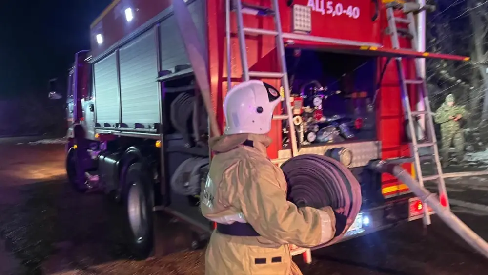 Добровольные пункты пожаротушения «Ауыл құтқарушылары» на защите сел Алматинской области (3)