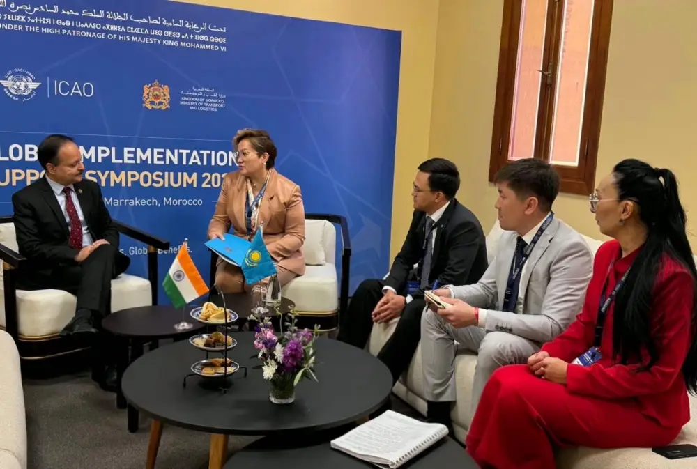 На ICAO GISS-2026 обсуждаются перспективы авиасообщения между Казахстаном и Индией Астане