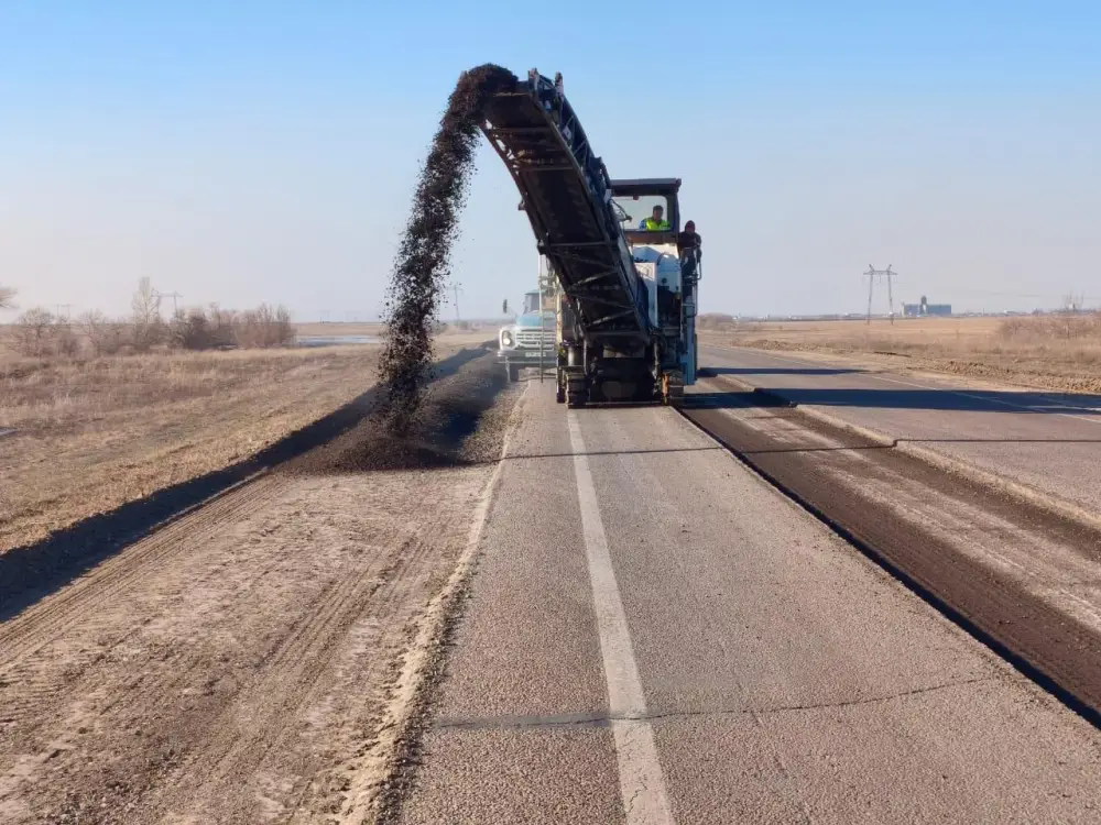 В Казахстане начался дорожно-строительный сезон (7)