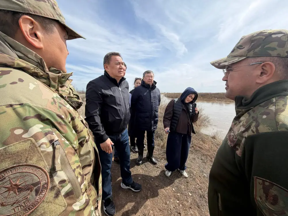 Безопасный пропуск паводковых вод в селе Жибек жолы Астане