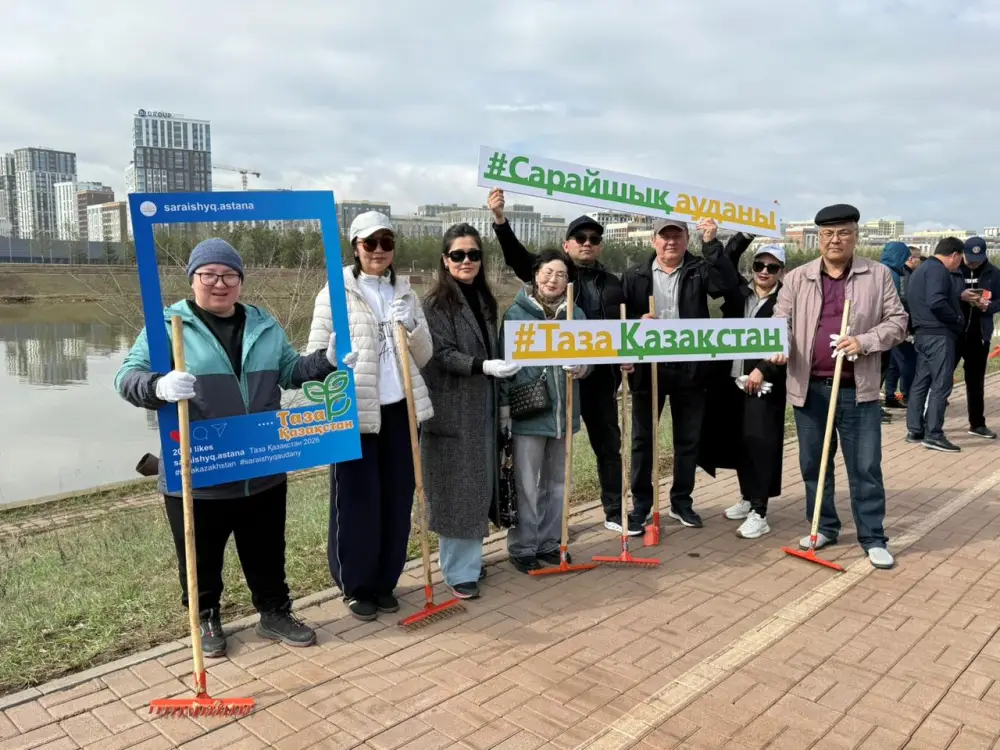 «Таза Қазақстан» в Астане: столичные спортсмены поддержали экологическую акцию (4)