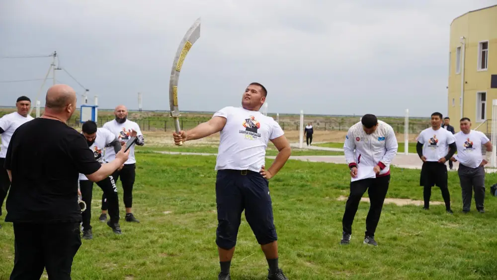 ТУРКЕСТАН: В ОРДАБАСЫ ШИРОКО ОТМЕТИЛИ 155-ЛЕТИЕ ПРОСЛАВЛЕННОГО БОРЦА КАЖЫМУКАНА МУНАЙТПАСУЛЫ (5)