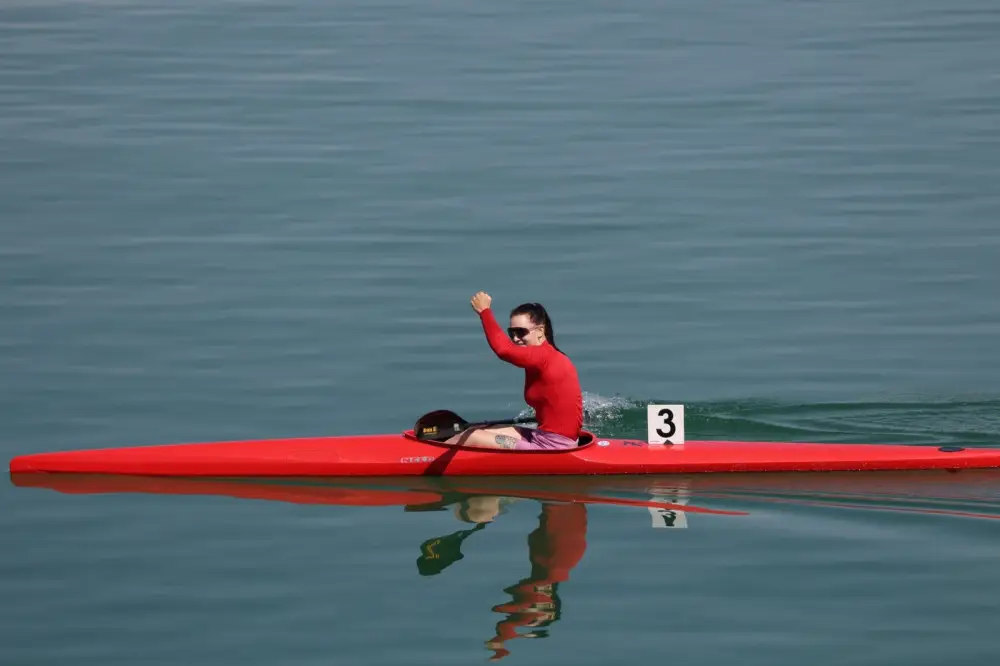 Призёр чемпионата мира по гребле на каноэ Мария Бровкова вновь стала первой на чемпионате в Туркестане (6)
