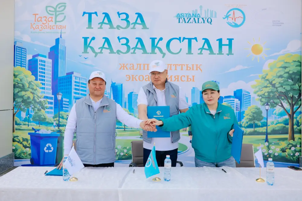 Коммунальные службы столицы приняли участие в акции «Таза Қазақстан» (3)