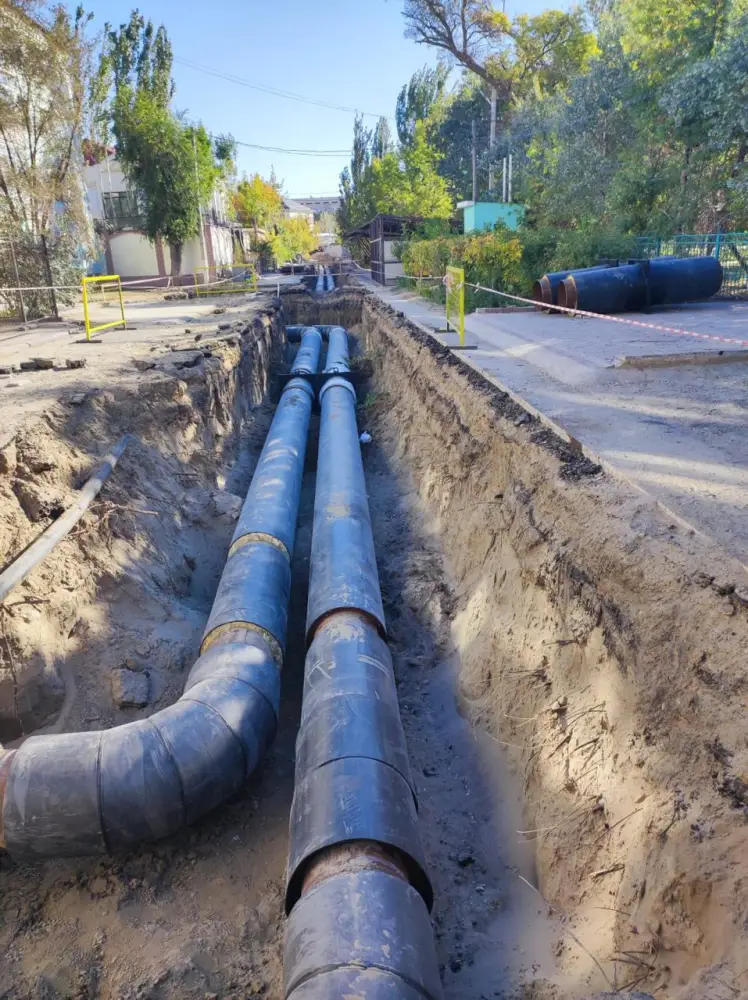9 марафонских дистанций: в Казахстане обновят 377 км теплосетей (6)