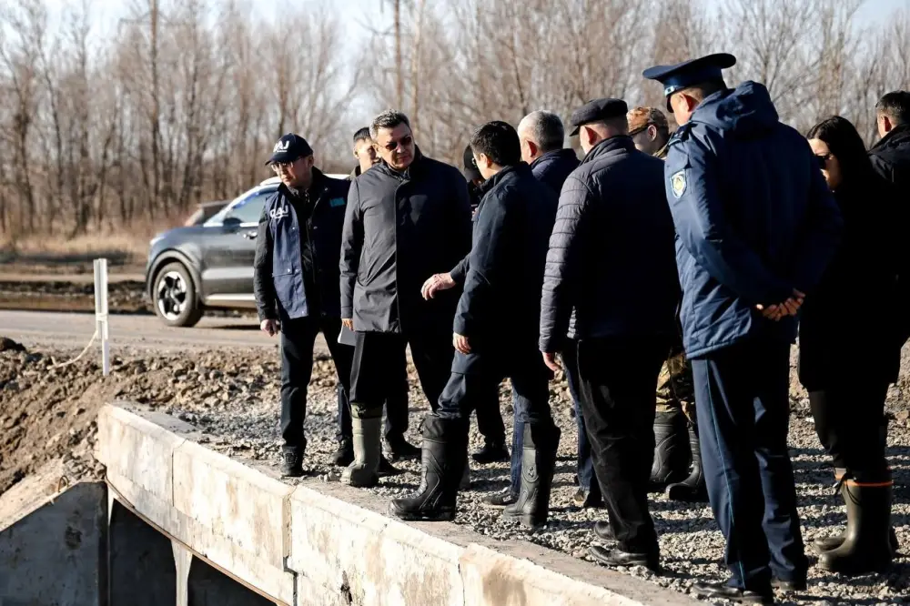 Аким региона проверил готовность региона к паводковому периоду (7)